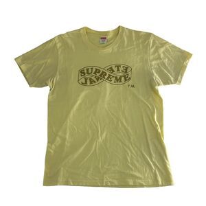 Supreme Shirt Mens Medium Pale Yellow Eternal Tee FW18 Short Sleeve Streetwear
